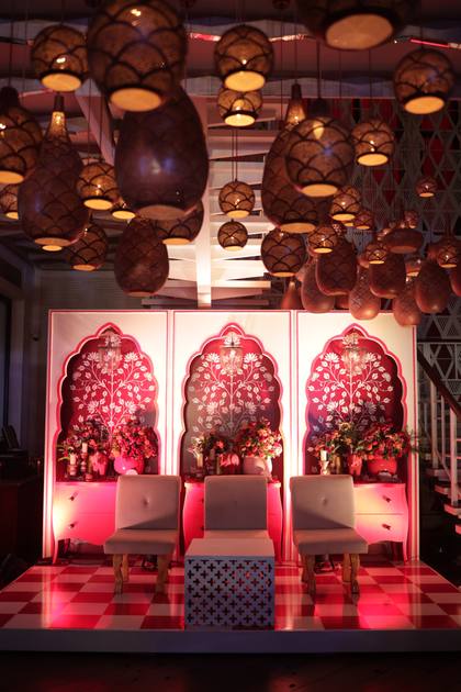 Backdrop and Stage — Sangeet decor — W GOA